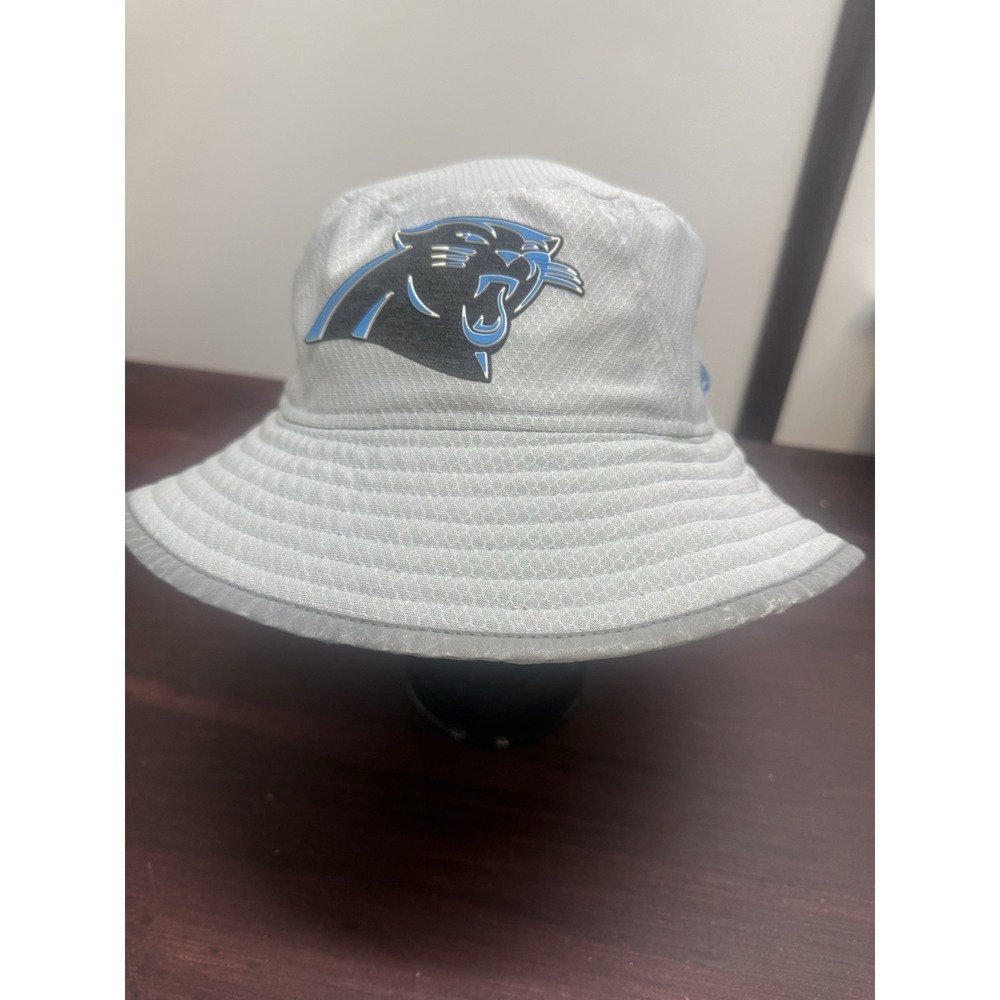 NEW ERA Carolina Panthers NFL On Field Bucket Hat Gray Sz L/XL
